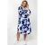 Gozzip blousejurk met paisley print blauw