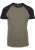 Urban Classics Raglan Contrast Tee Heren T-shirt – olijf/zwart – XL