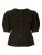 PIECES Gebreid vest ‘PCSilly’  donkerbruin