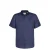 Timberland regular casual overhemd met linnen donkerblauw