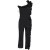 MSGM Jumpsuit met één schouder en ruches in zwart polyester