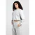 America Today cropped trui grijs