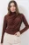 Aansluitende colblouse met drapeer-detail