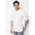 TRENDYOL MAN Heren Wit Slogan Kort Oversized T-shirts