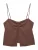 Pull&Bear Top  chocoladebruin