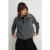 TRENDYOLMİLLA Dames Grijs Effen Lang Oversized Vesten