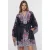 Gestrikt Mini-Jurk met V-hals in Paisley