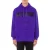 Moschino Vinyl  Couture Hoodie Purple