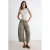 TRENDYOLMİLLA Dames Kaki Effen Barrel Normale taille Jeans