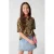 Shoeby blouse met panterprint lichtbruin