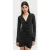 AllSaints Alya Ruche Dress Black