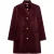 White Stuff Karla Velvet Coat Dark Plum