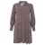 YOEK jurk Plus Size met print – bruin