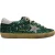 Golden Goose Superstar Versleten Suède Sneakers met Groene Glitter