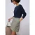 Street One Dames Gedessineerde rok in Blauw