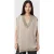 AllSaints Bern Stud Tank Taupe Grey