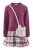 happy girls Jurk  lichtbeige / abrikoos / roodviolet / wit