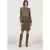 EsQualo Blouse Embroidery Army Green