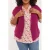 Paprika gebreid vest roze