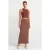 Hoge Taille Maxi Potloodrok