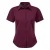Premier Popeline blouse met korte mouwen / Gewoon werkoverhemd (Aubergine)