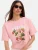 Friends Like These Shirt  groen / rosa / rood / wit