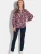 Goldner Blouse  petrol / bessen / pink / wit