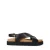 Sacha leren sandalen zwart