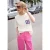 Street One Studio Dames Shirt met ronde hals en gehaakte zak in Wit