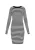 usha BLUE LABEL Gebreide jurk  zwart / wit