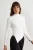 TRENDYOLMİLLA Dames Ecru Effen Lang Getailleerd Blouses