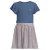 NONO midi jurk blauw