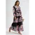 Bloemen V-hals Maxi Jurk met Strik Detail