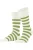FALKE Sokken wit/groen, Gestreept