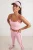 TRENDYOLMİLLA Dames Roze Effen Driekwart mouw Getailleerd Blouses