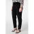 MS Mode tapered high waist broek zwart