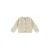 Dirkje katoenen rechtvallend gebreid vest – beige