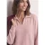 Poloshirt met lange mouwen in gemêleerde look