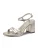 Tamaris Sandalen met riem  zilver