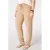 MS Mode tapered high waist broek camel