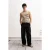 Heren Slim Fit Gestreept Mouwloos T-shirt