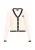 DreiMaster Maritim Gebreid vest  zwart / offwhite