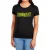 Scooby Doo Zoinks Shaggy T-shirt met nauwsluitende pasvorm voor dames (Zwart)