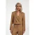Fifth House cropped blazer camel