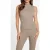 GUESS Agathe Sl Mock Neck Silk Taupe