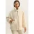Oversized Pluche Gebreide Pufferjack met Rits Sluiting