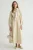 Trendyol Modest Dames Beige Effen Maxi Lang Casual Blousejurk Modest Jurken