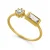 Orphelia ‘Madelyn’ Dames 925 Sterling Zilveren Ring – Goud ZR-7583/G