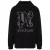 Palm Angels monogram statement logo zwarte hoodie