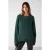 Oversized sweatshirt met ribstructuur en ronde hals